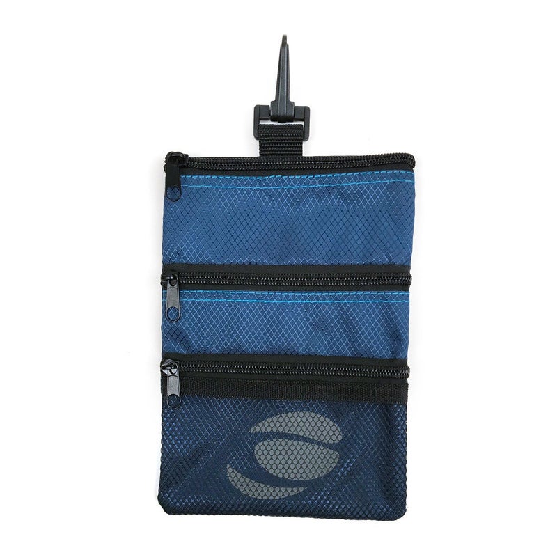 Orlimar Golf Detachable Accessory & Valuables Pouch, Denim Blue, Golfing Accessories for Men and Women, Tee Cell Phone Essentials Holder, Golf Bag Organizer with Clip - Image 1